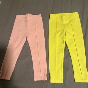 Janie and jack bundle of 2 toddler girls pants